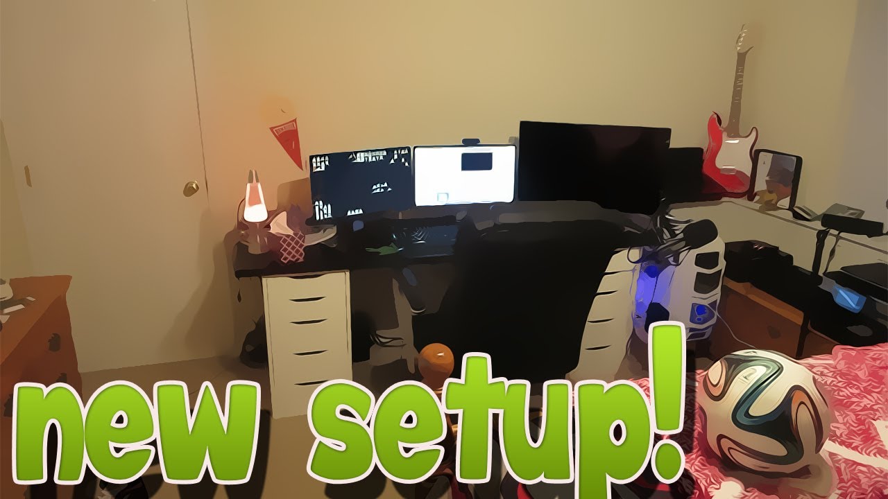 MY NEW GAMING SETUP VIDEO!!