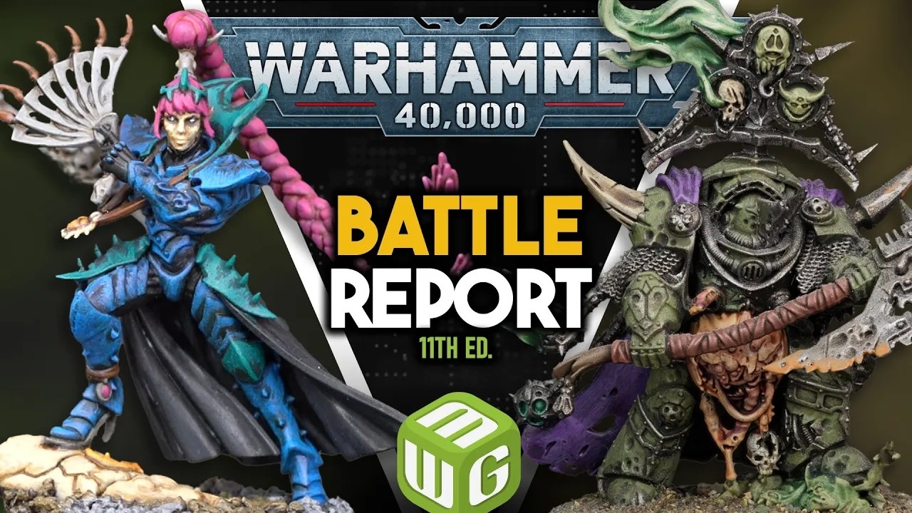 Plucking Pain from Nurgle&rsquo;s Garden | Druhkari vs Death Guard Warhammer 40k Battle Report