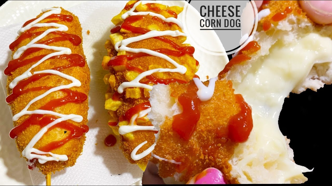 Cheese Corn Dog Recipe | How to make Corn Dog | Hot Dog Recipe | Corn Dog Street food | Corn recipe
