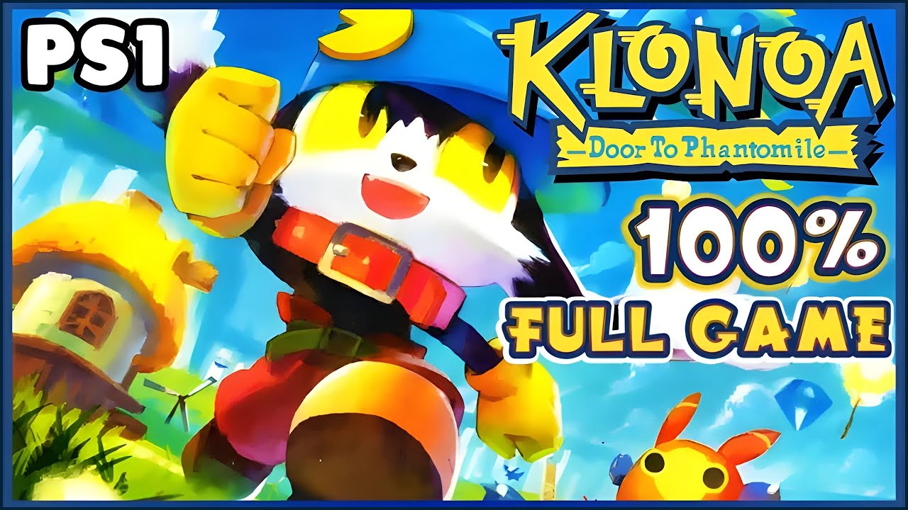 KLONOA Door to Phantomile FULL GAME 100% Longplay (PS1)