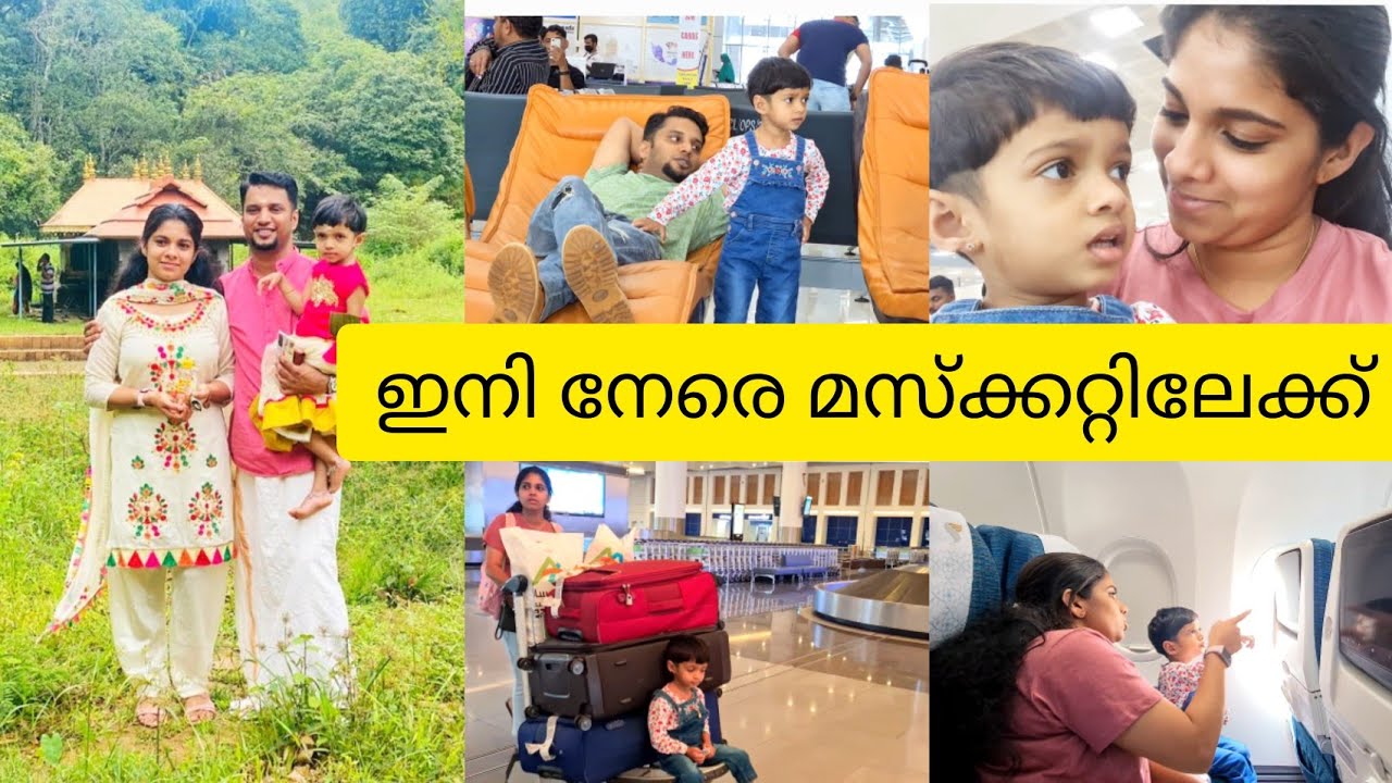 നാട്ടിൽ നിന്നും ഗൾഫിലേക്ക് ✈️calicut to muscat vlog #dailyvlog #dayinmylife #muscat #travel
