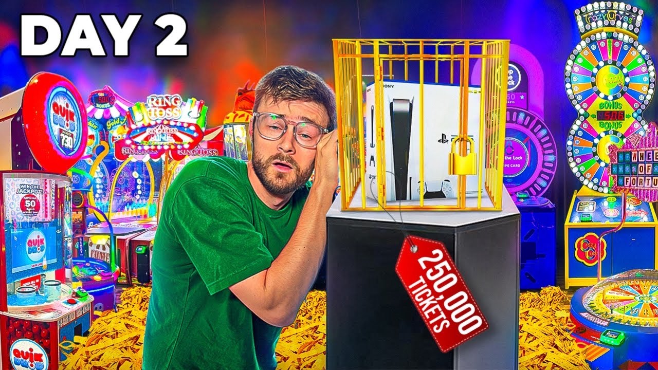 Trapped in Arcade Until We Win a PS5!