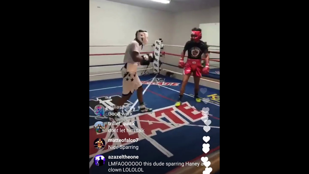 Devin Haney sparring Blair Cobbs (2016)