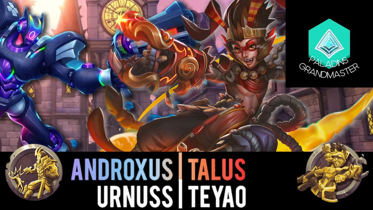 Paladins Grandmaster | Duo Pro Talus & Androxus (Teyao & urnuss)