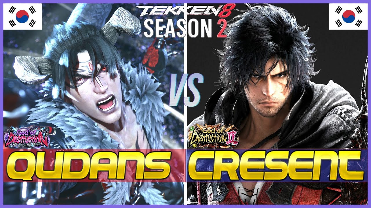 Tekken 8 (Ver.2.02) ▰ QUDANS (Devil Jin) Vs CRESCENT (#2 Ranked Clive) ▰ T8 High Level Gameplay