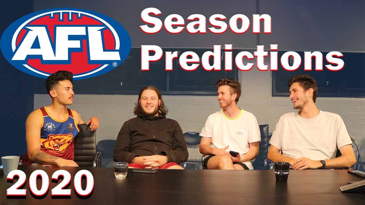 AFL SEASON PREDICTIONS 2020 | ft @YungkingCookson @OnceAConnorTime