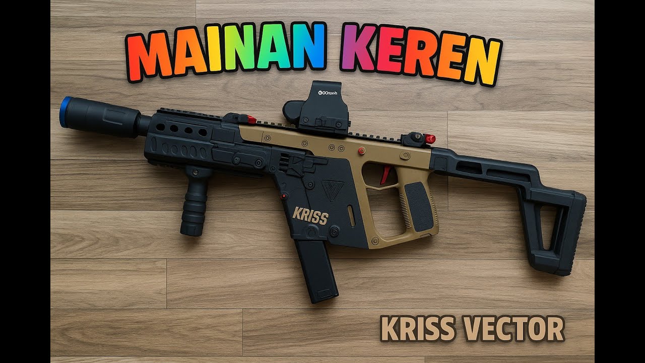 🎯 Mainan Water Gel Kriss Vector 2nd Generation – Aksesorisnya Lengkap & Desain Realistis! 🤩