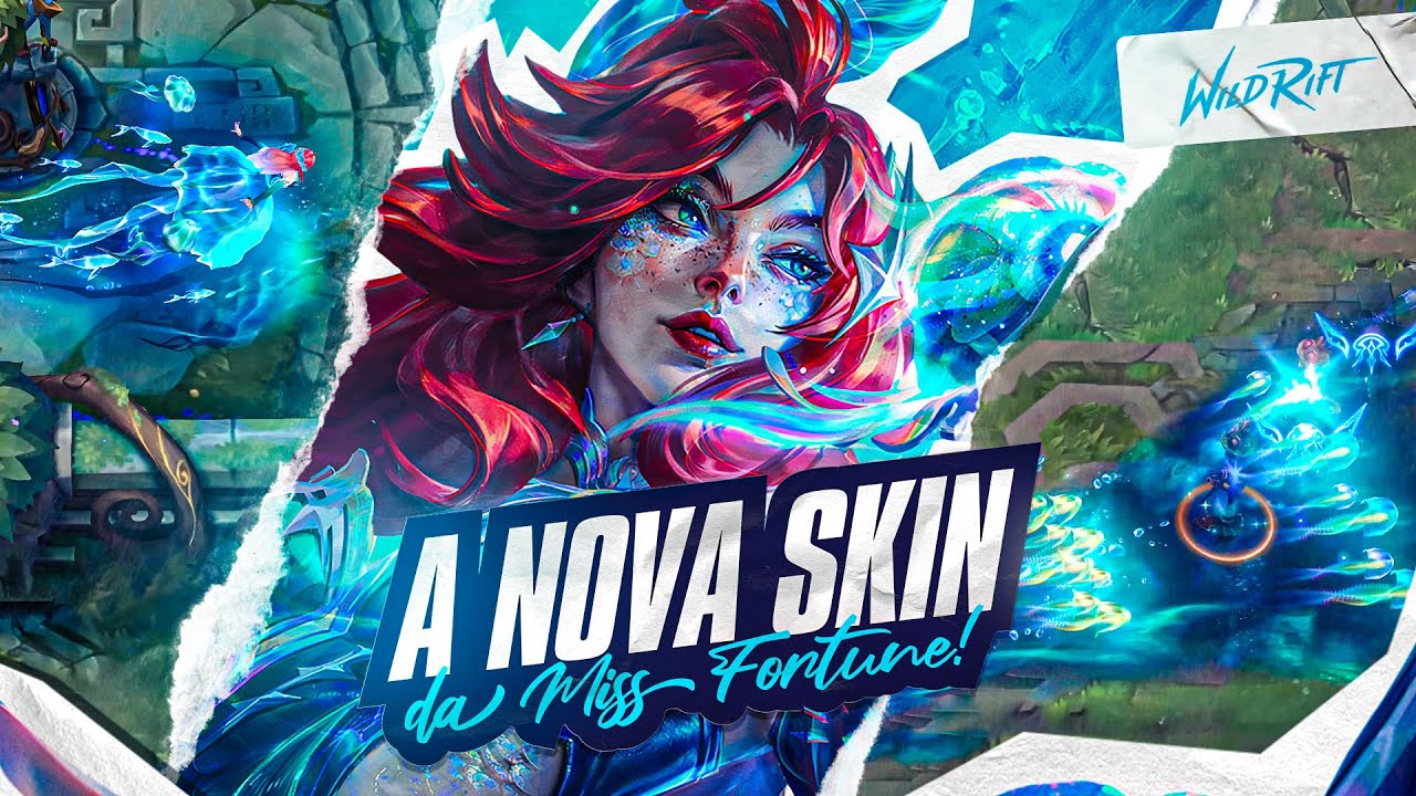 JOGANDO COM A NOVA SKIN DA MISS FORTUNE! | PROFUNDEZA ENIGMÁTICA - WILD RIFT