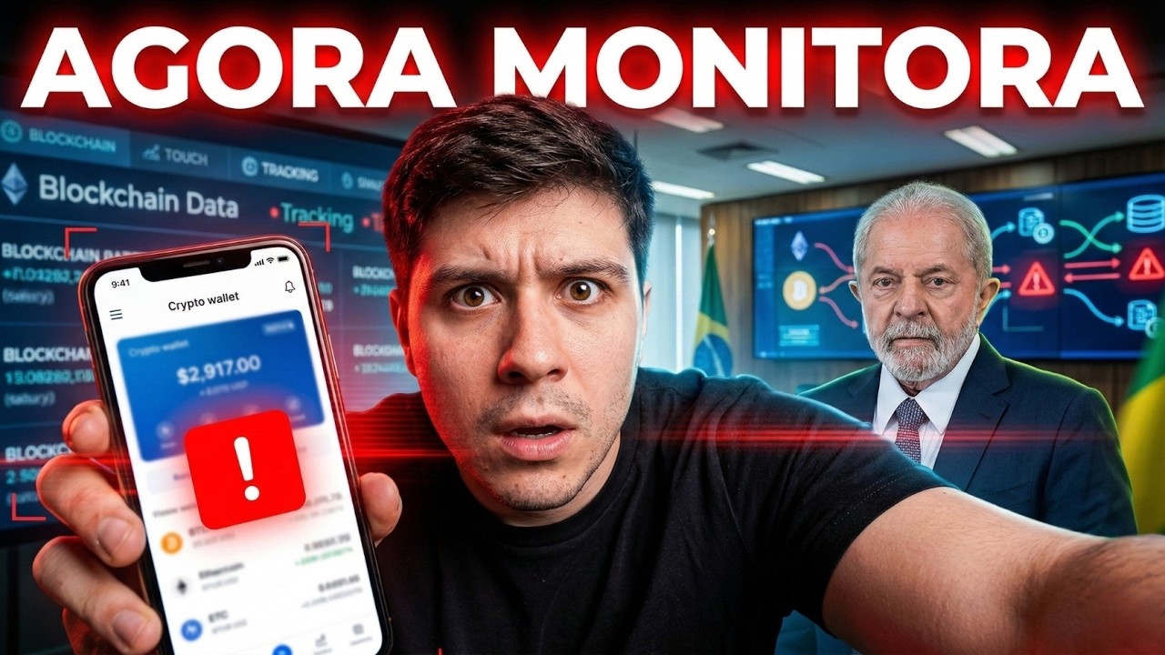 ALERTA: O governo vai saber seu saldo em cripto TODO DIA agora
