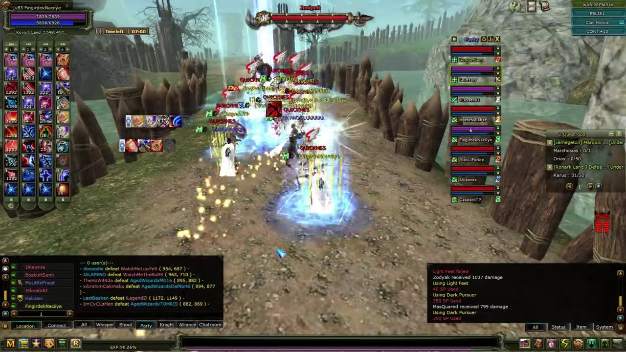 Felis/ TBL pt asas terbiyecisi QUİCKNESSS :) mele NPT PART 2 !!! #knightonlinepk #knightonline