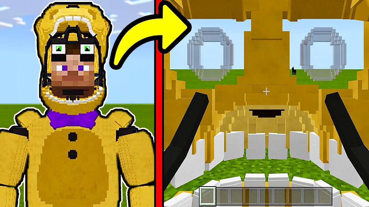 I got into ANIMATRONICS SUIT in Minecraft FNAF