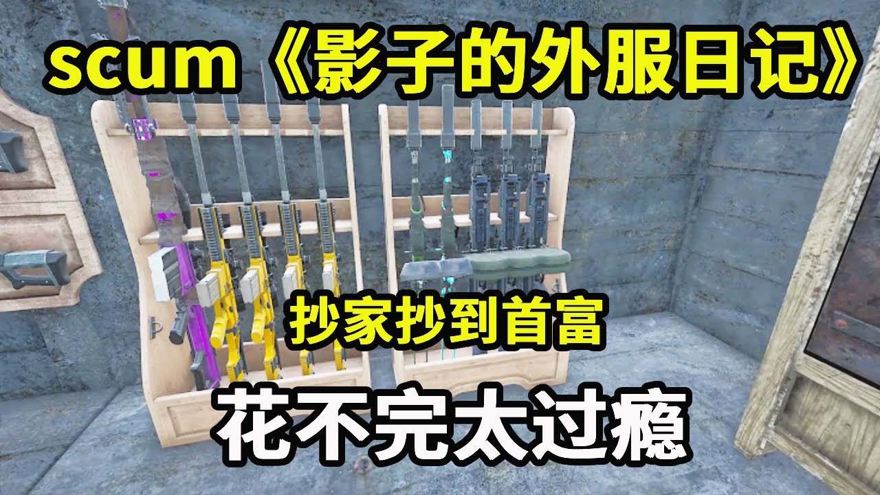 scum《影子的外服日记》：抄家抄到首富，花不完太过瘾，影子直言我就是服霸【游戏人影子】