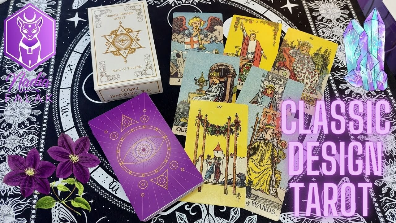 CLASSIC DESIGN TAROT 💜 Mazo de Amazon (FancyMagic) ✨ Unboxing y Rese&ntilde;a | Nadia Falak