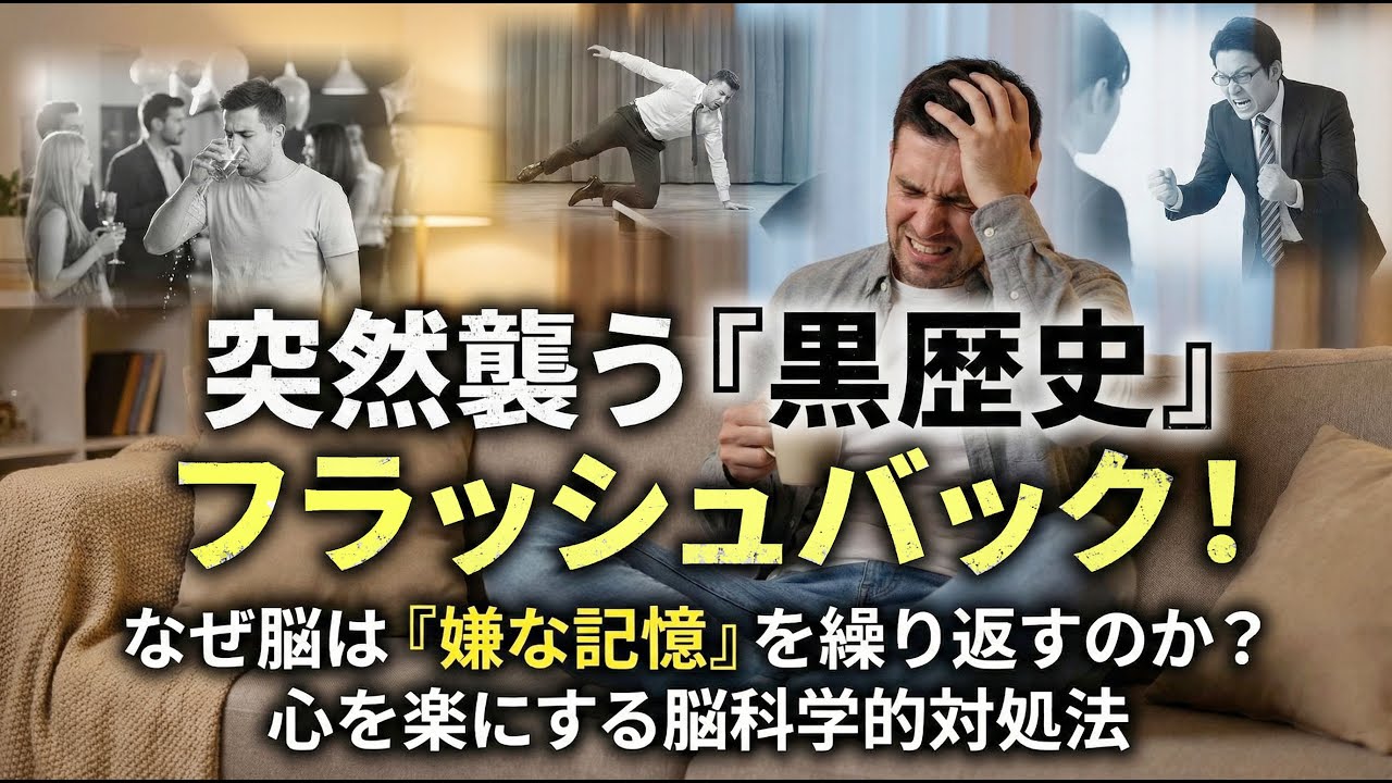 【衝撃】フラッシュバックの恐怖！　何でもないときに、忘れていた過去の嫌なことをふと思い出す　その対処法は！？