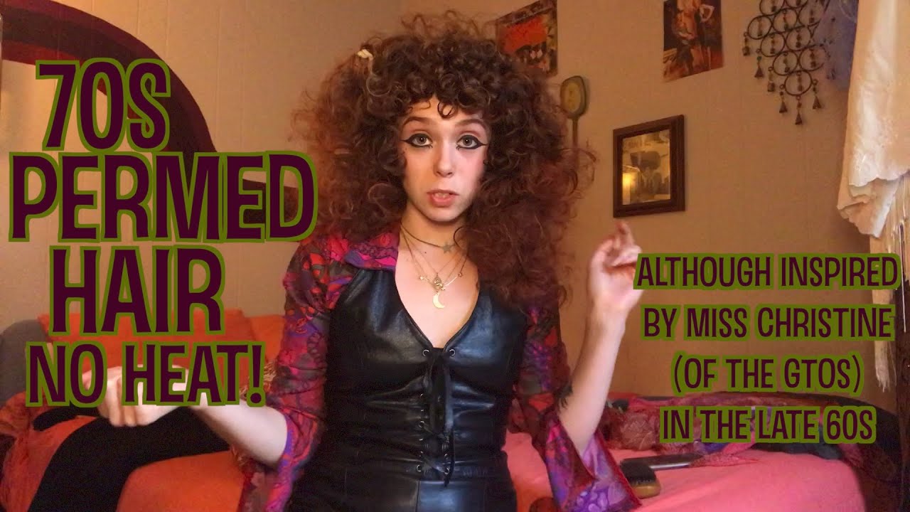 1970s Perm/GTOs Inspired Hair | No Heat!