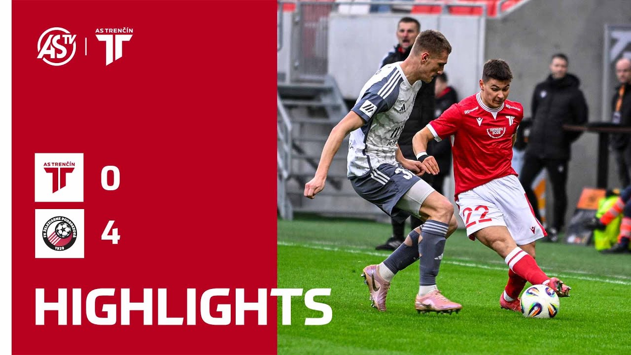 NIKÉ LIGA | Highlights | AS Trenčín - FK Železiarne Podbrezová 0:4 (0:4)