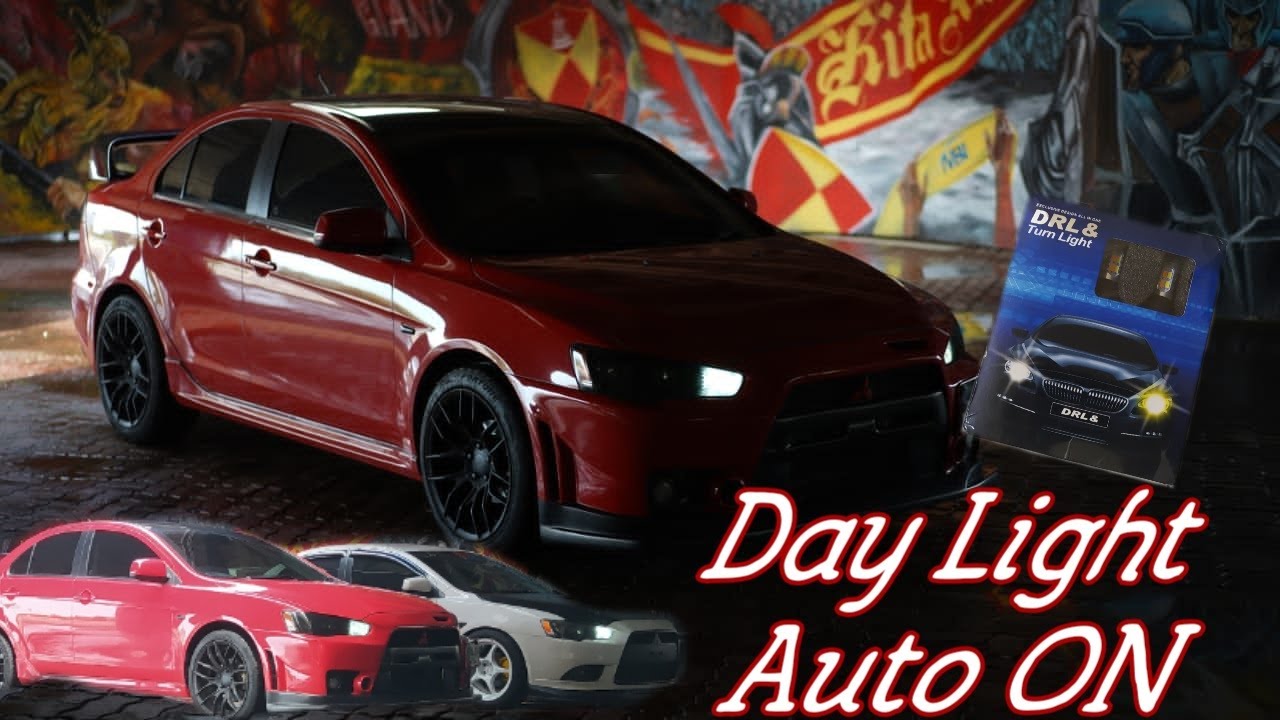 Project simple..Install led DRL turn light Inspira / Lancer GT..