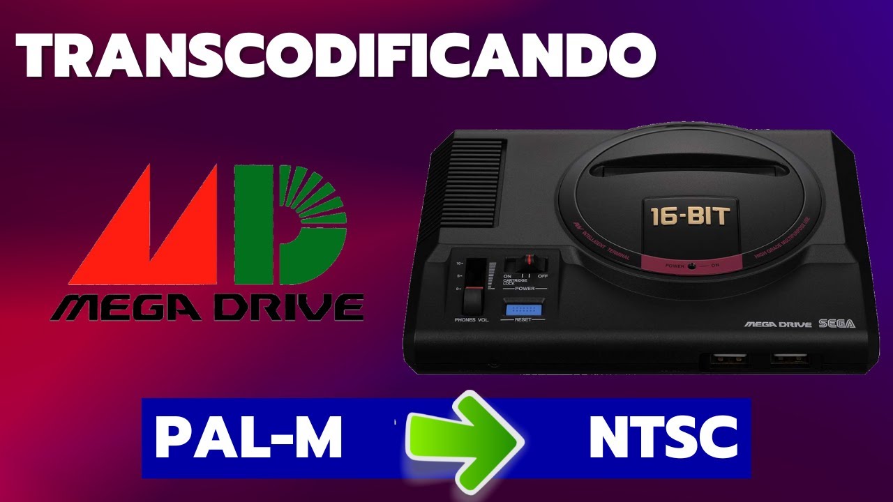Transcodificando Mega Drive japonês PAL-M para NTSC- Voltando ao sistema original!