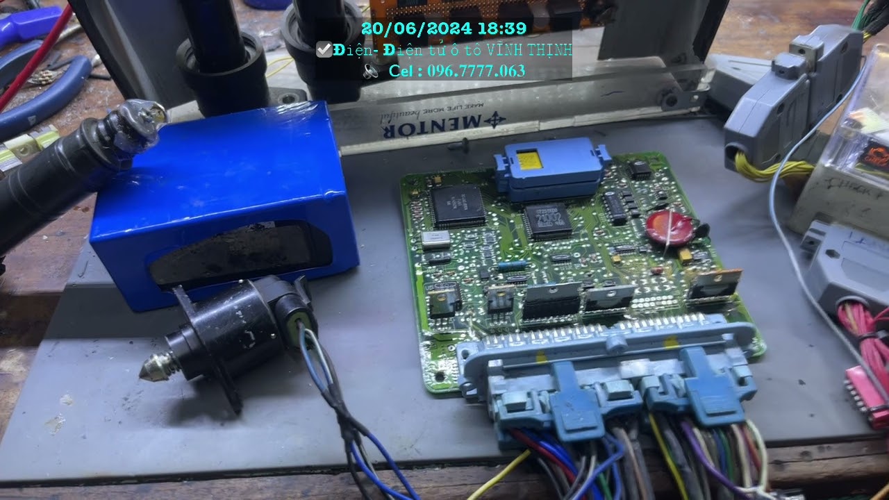 Sửa chữa Ecu hộp đen lanos daewoo mất bù ga máy lạnh| 0902901794 tp HCM