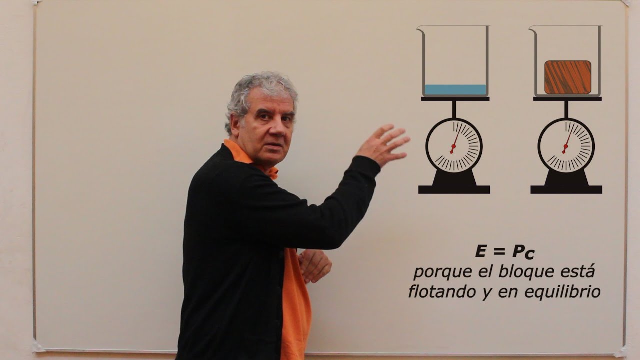 Principio de Arquímedes - Flotación de los cuerpos