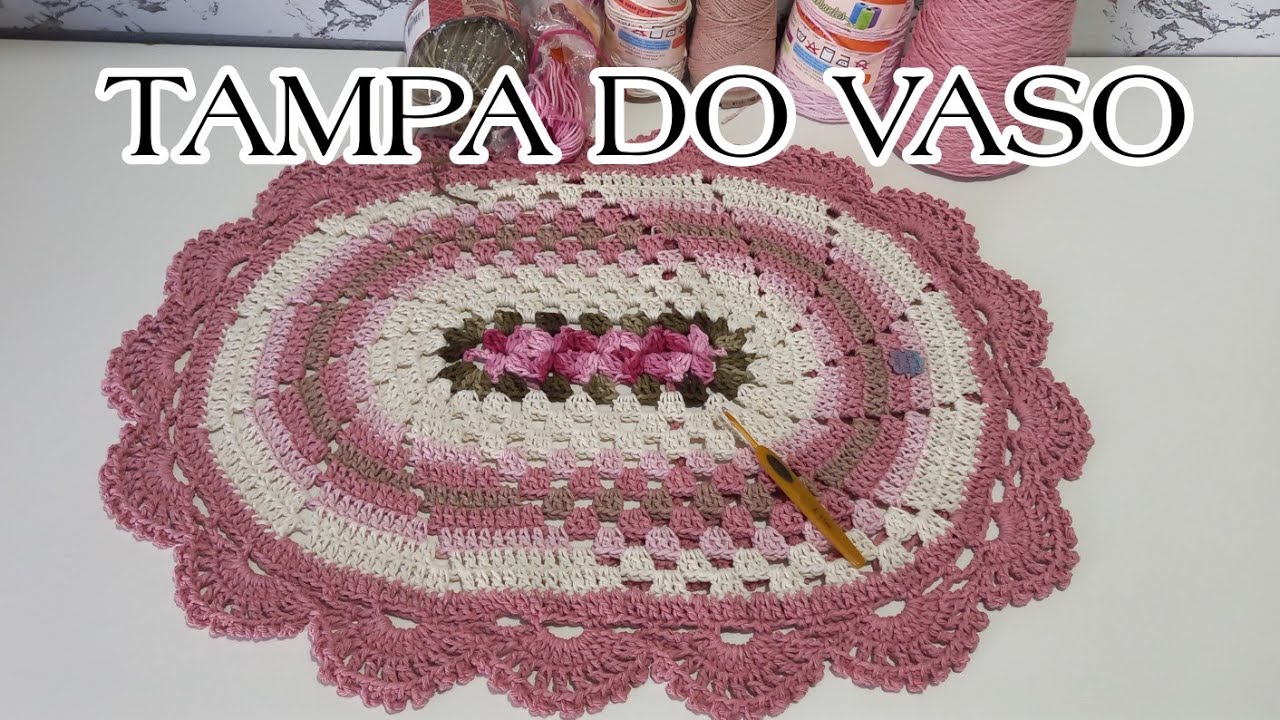 Tampa do vaso sucesso de vendas base de florzinha