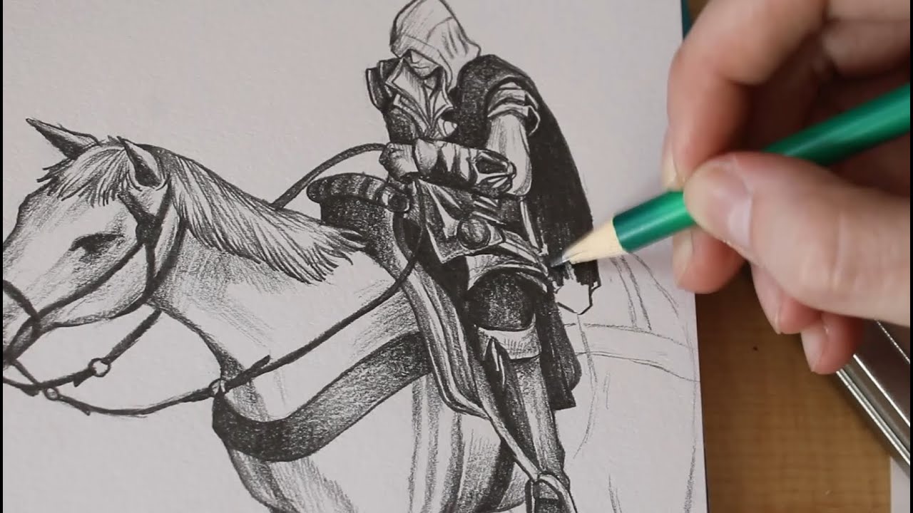 Drawing EZIO from ASSASSIN'S CREED!!!