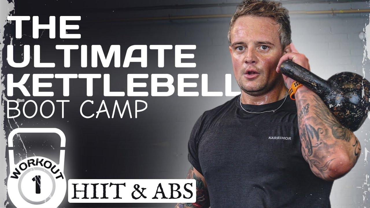1: Full Body Kettlebell Workout (HIIT & Abs)🔥Ultimate Kettlebell Boot Camp