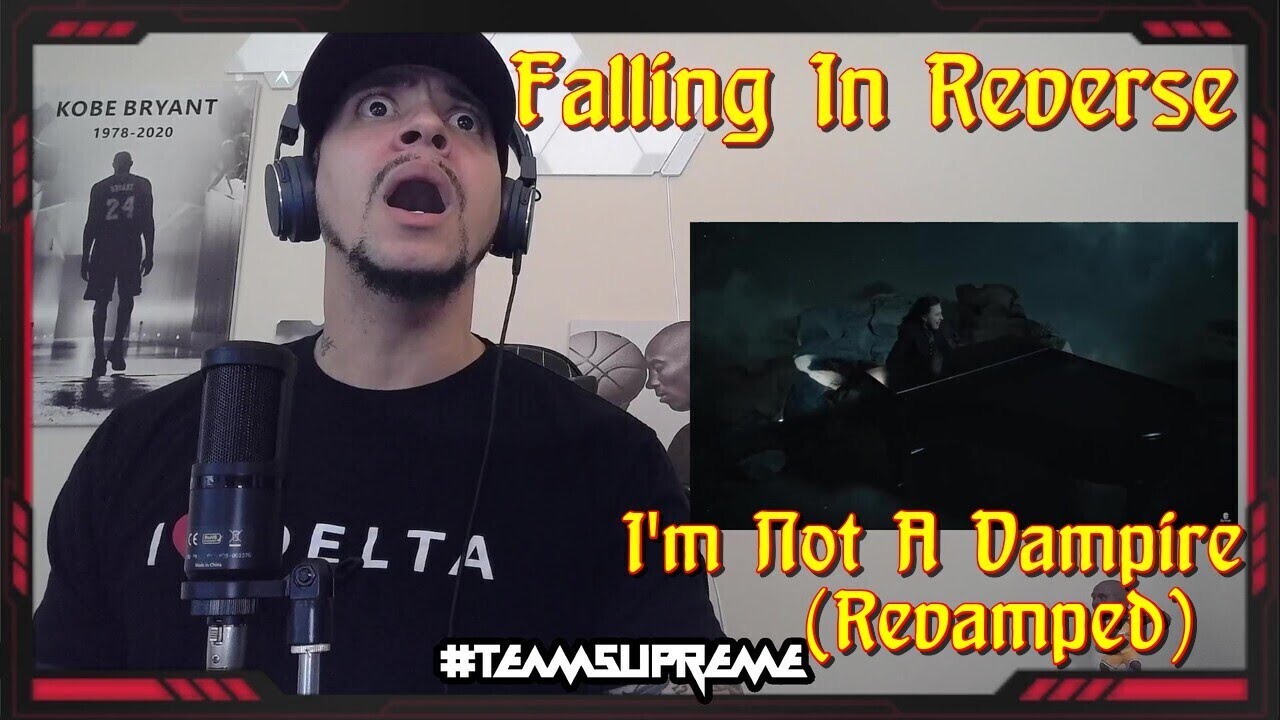 THIS IS A MOVIE!!!! Falling In Reverse - I'm Not A Vampire (Revamped) REACTION