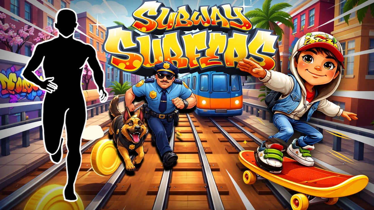 SUBWAY SURFERS RUN | HIGH QUALITY Immersive Interactive Warm Up | interactive warm-up studio