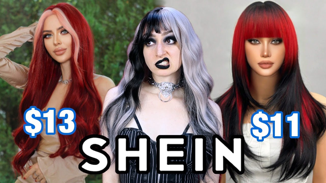 TRYING SHEIN WIGS UNDER $15 😮
