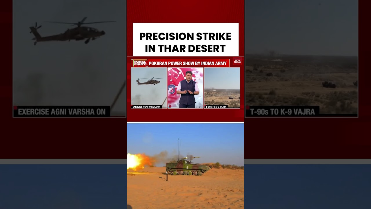 Indian Army Showcases Firepower in &lsquo;Agni Varsha&rsquo; Drill at Pokhran