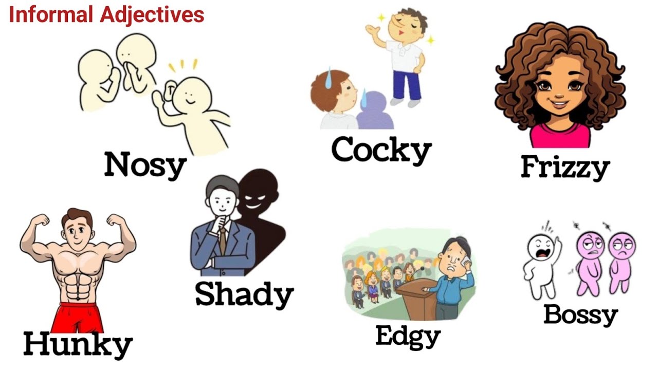 Vocabulary in English | Informal adjectives | English Vocabulary