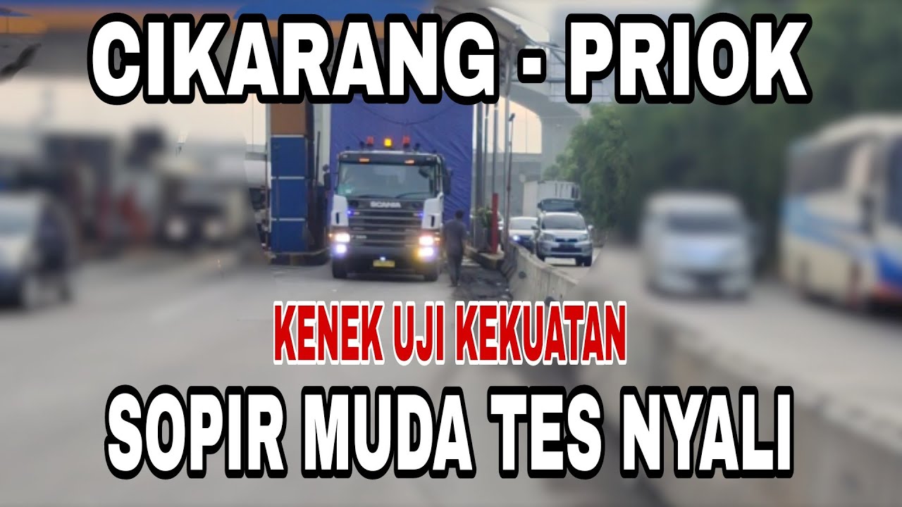 UJI NYALI SOPIR MUDA‼️TRUK KHUSUS BARANG TINGGI MODEL GINI LOWBED TRAILERS MASUK JALAN TOL