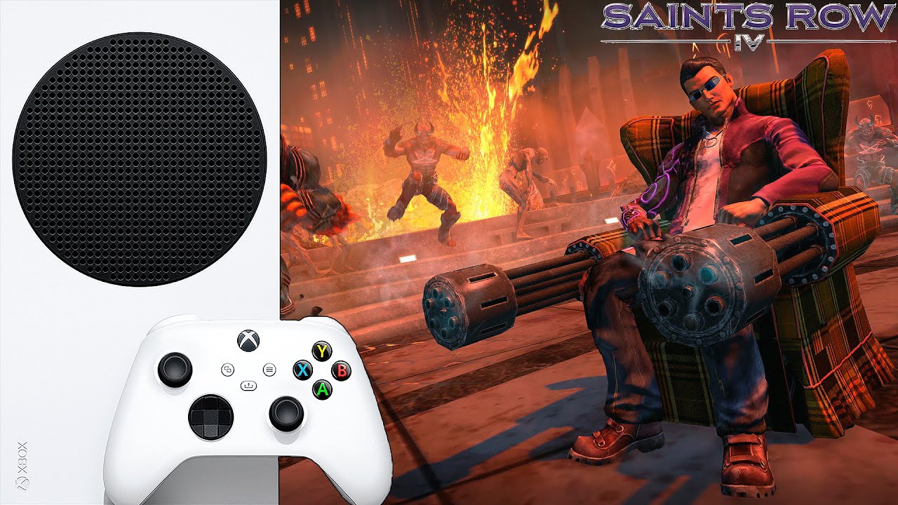 Saints Row 4 Xbox Series S Геймплей 60 FPS