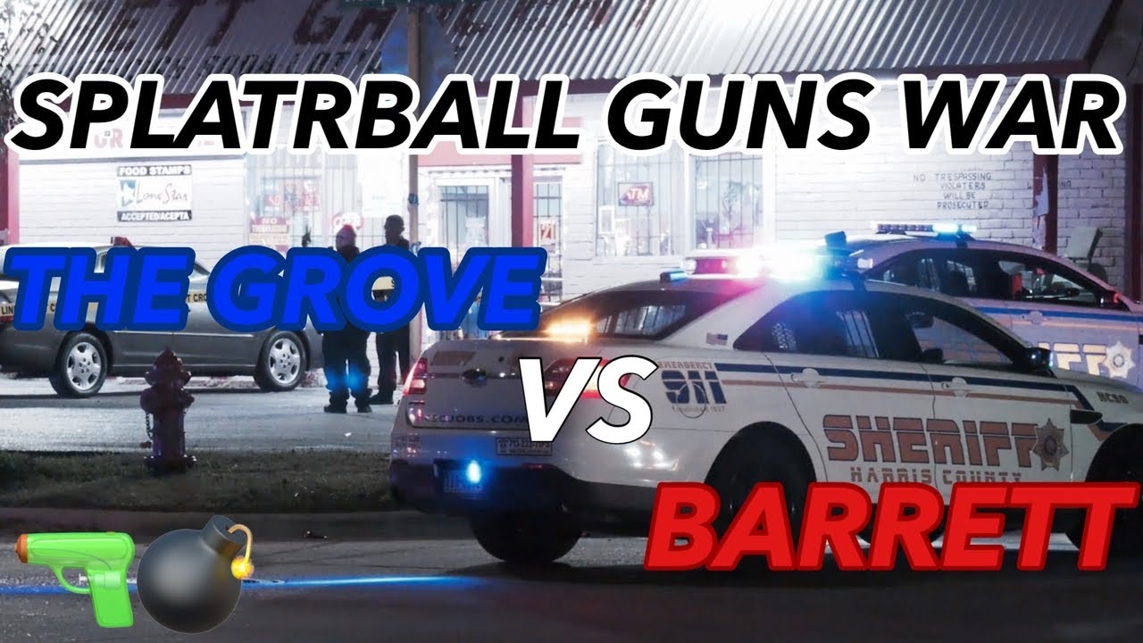 SplatRball Guns War *Cedar Grove VS Barrett*