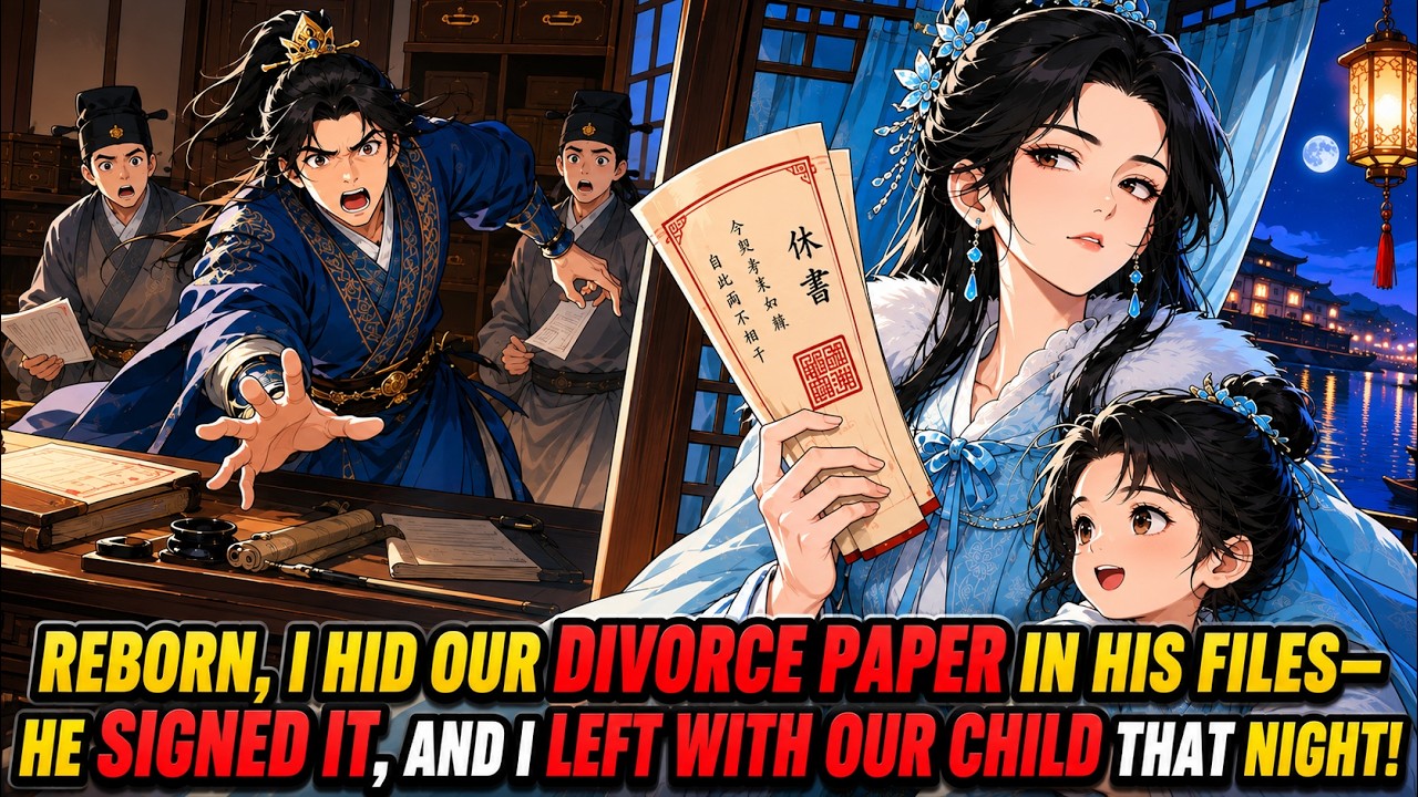 Reborn, I Hid Our Divorce Paper in His Files&mdash;He Signed It, and I Left With Our Child That Night!