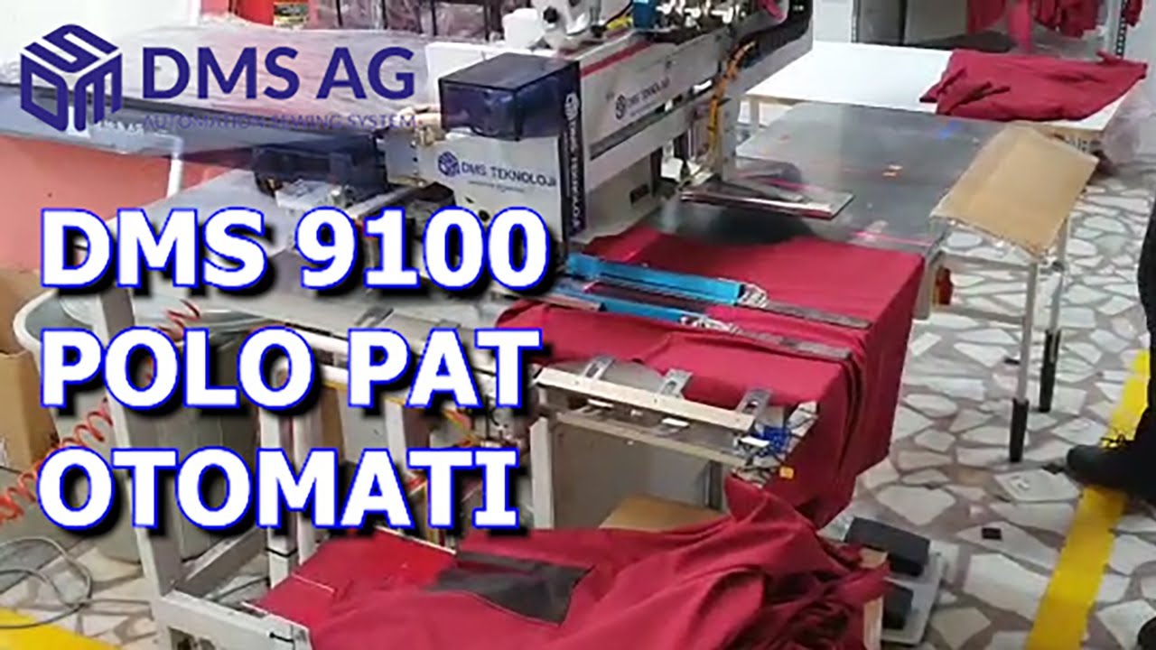 DMS 9100 POLO PAT MAKİNESİ
