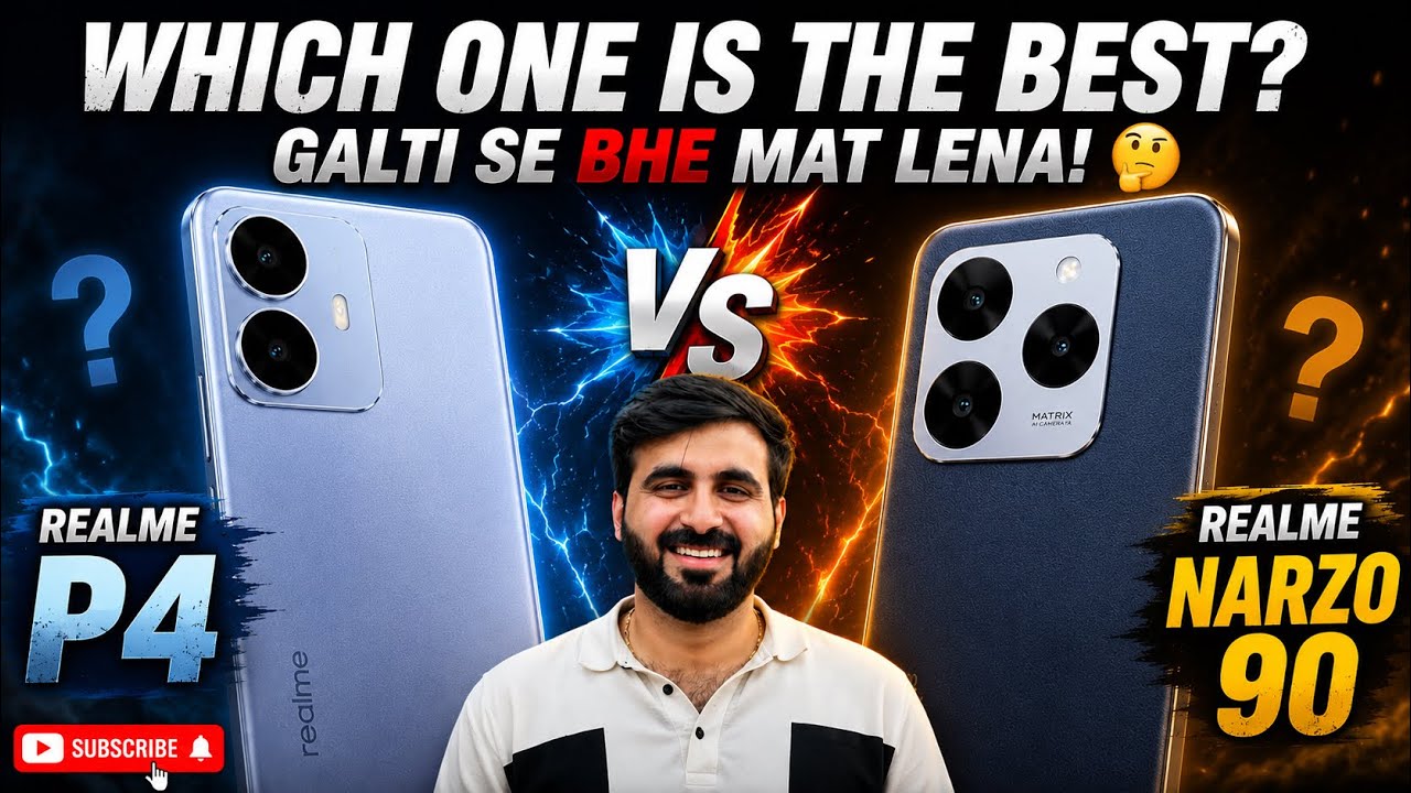 REALME P4 VS REALME NARZO 90 || Galti mat karna!🤔