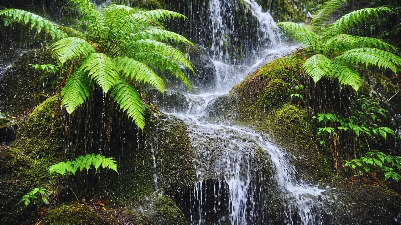Refreshing Rain in the Green Forest During the Day | Soft Forest Rain Sounds for Relaxing Moments