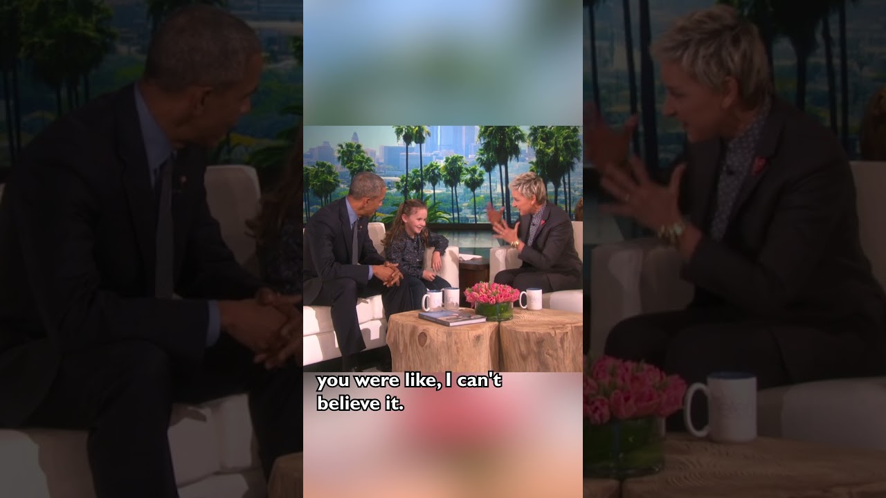 6-year-old presidential expert Macey meets President Obama