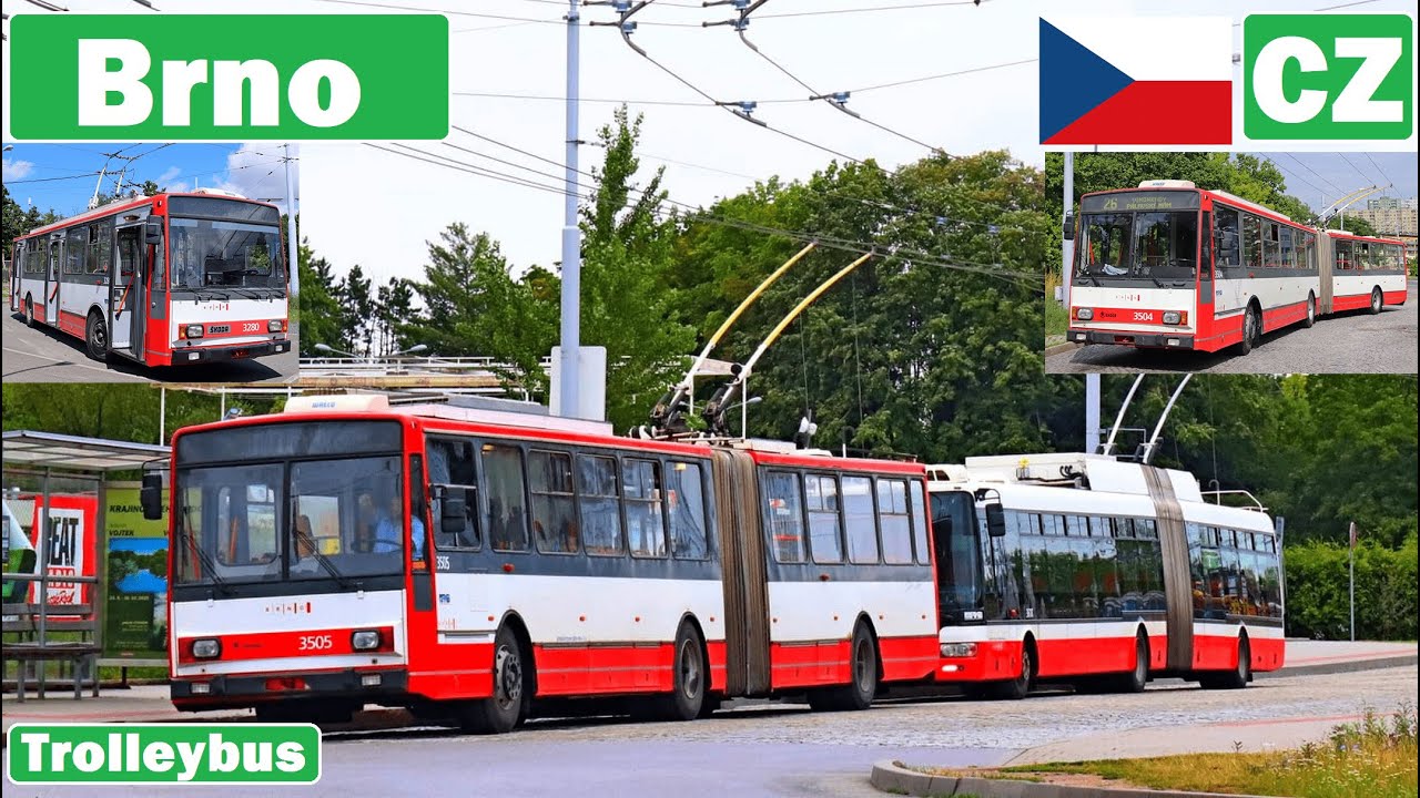 🇨🇿 BRNO TROLLEYBUS | Trolejbusy v Brně 2020【4K】