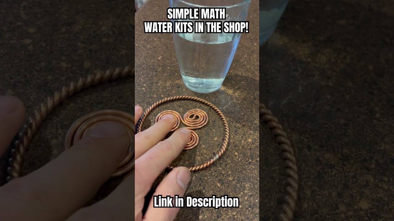 Energize your water with a Tensor Ring and Triskelion Heddeka! One Love!