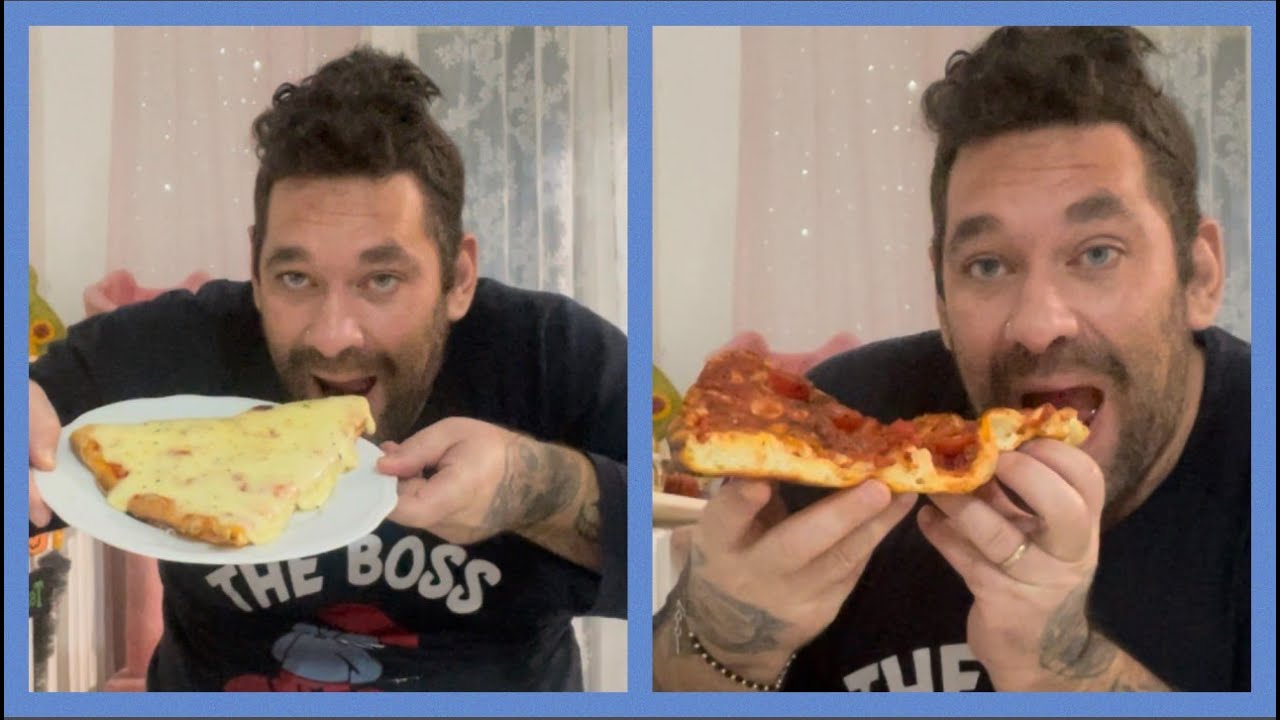 MI MANGIO SELVAGGIAMENTE PIZZE MISTE TROPPO BUONE EATING SHOW MUKBANG ITA!!!!