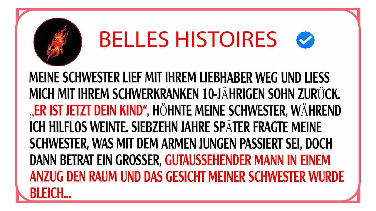 Sie lachte als sie ihr krankes Kind bei mir abgab – Nach 17 Jahren bereut sie es nun bitterlich!