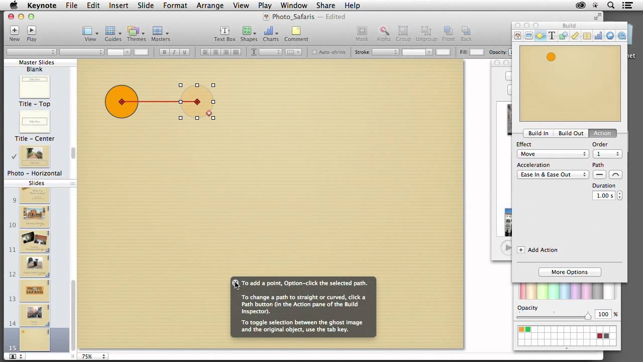 Keynote Presentations: How to Animate Moving Shapes