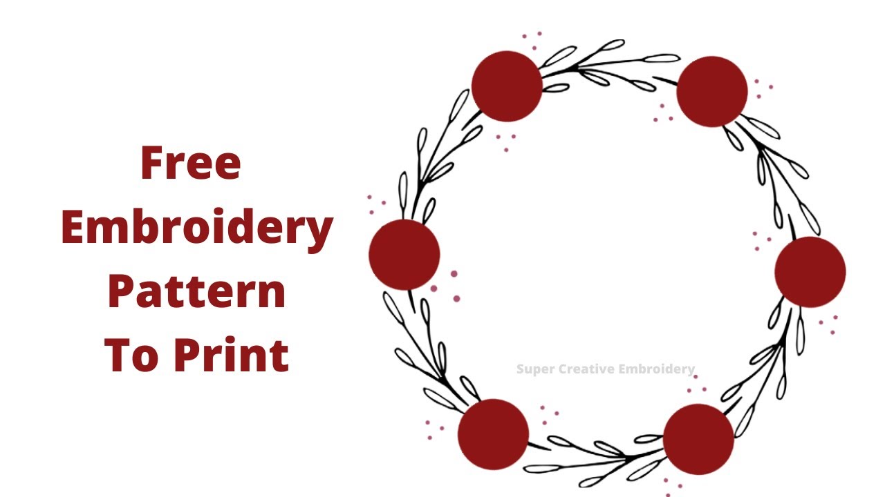 New circle hand embroidery design for beginner super creative hand embroidery stitch circle design 1