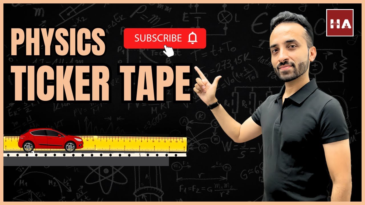 Ticker tape timer- motion (optional) #10 | IGCSE GCSE Edexcel O Level Physics Full Course + Revision