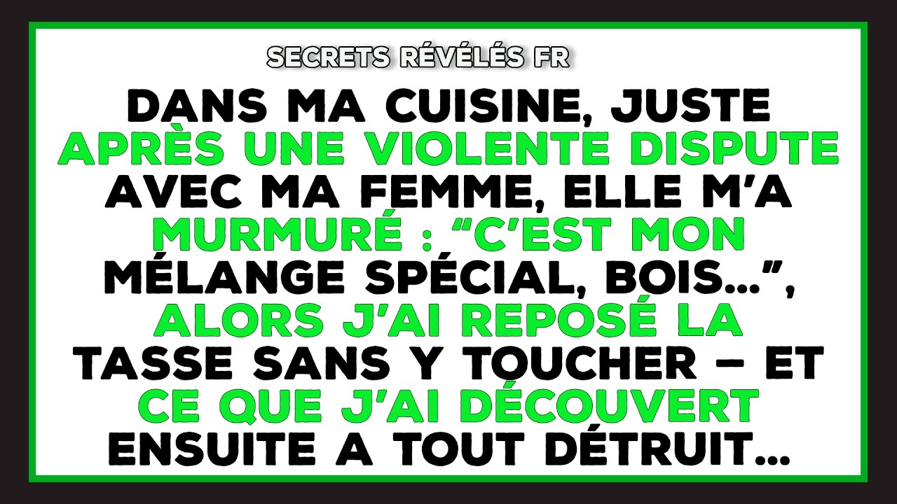 Ma Femme A Souri Et A Dit : « J’ai Préparé Quelque Chose De Très Spécial Pour Toi, Mon Amour. »
