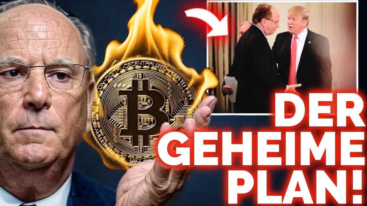 BlackRock & Trump &uuml;bernehmen Krypto: Finks Warnung an alle Deutschen!