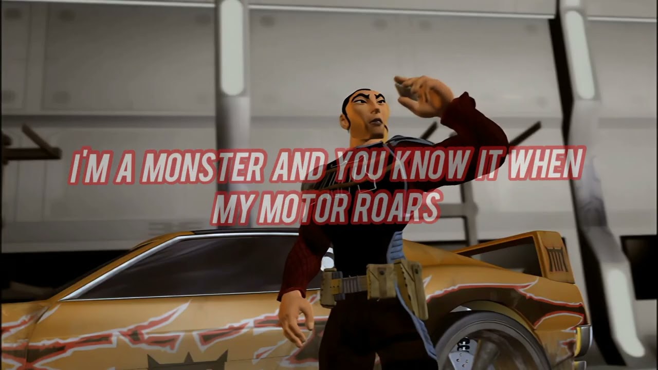 [Video Lyrics] Tearin' up the streets-HW acceleracers